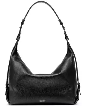Сумка-хобо Wren Medium DKNY, черный