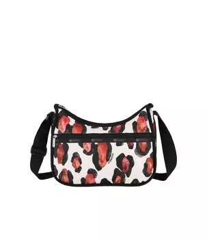 Сумка-хобо женская LeSportsac, цвет watercolor leopard print