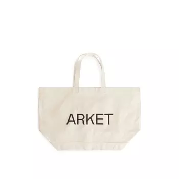 Сумка холщовая Arket, кремовый