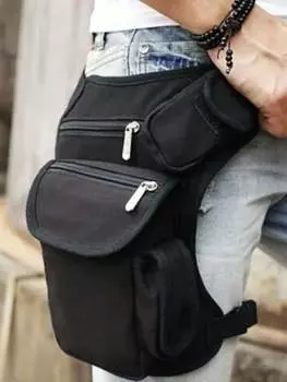 Сумка холщовая многофункциональная, черный