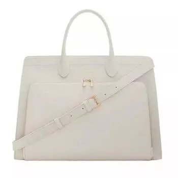 Сумка honor nadine cream calfskin leather handbag with cream Isabel Bernard, бежевый