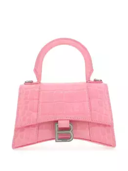 Сумка Hourglass XS BALENCIAGA, розовый