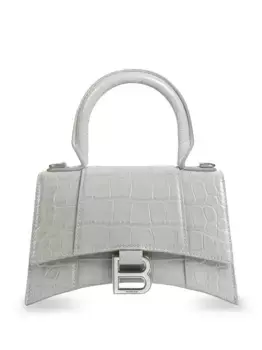 Сумка Hourglass XS BALENCIAGA, серый