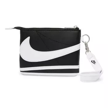 Сумка icon cortez wristlet 'black white' Nike, черный