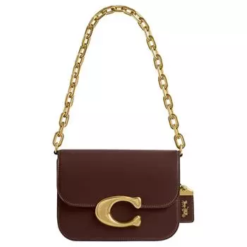 Сумка IDOL Refined из телячьей кожи, сумка через плечо Trumpets, женская, клен COACH