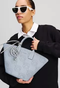 Сумка IKON PERFORATED TULIP KARL LAGERFELD, синий