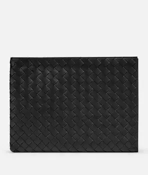 Сумка Intrecciato на молнии наполовину Bottega Veneta