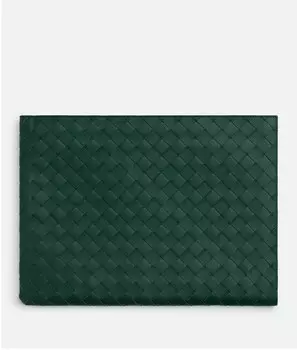Сумка Intrecciato на молнии наполовину Bottega Veneta
