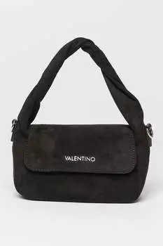 Сумка из эко замши Valentino Bags, черный