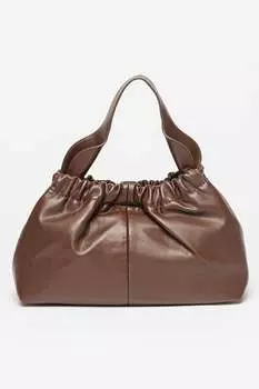 Сумка из экокожи Francesca Rossi, коричневый