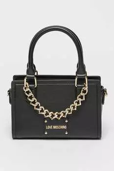Сумка из экокожи Love Moschino, черный
