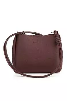 Сумка из экокожи Lucky Bees, бургундия