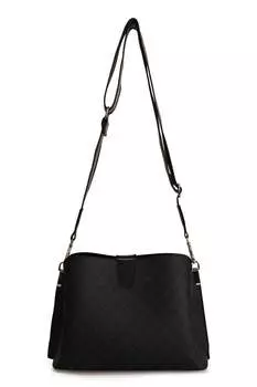 Сумка из экокожи Lucky Bees, черный