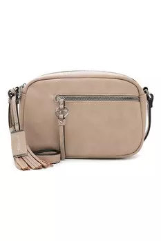 Сумка из экокожи с кисточкой Tamaris, коричневый