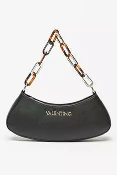 Сумка из экокожи с логотипом Valentino Bags, черный