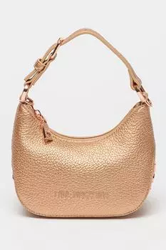 Сумка из экокожи с металлическим логотипом Love Moschino, розовый