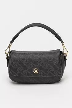 Сумка из экокожи с принтом U S Polo Assn , черный