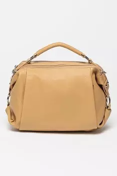 Сумка из экокожи с ручкой Francesca Rossi, коричневый