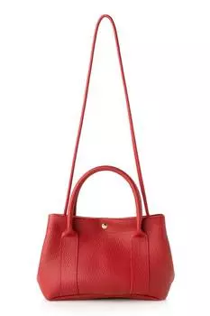 Сумка из экокожи с тиснением Lucky Bees, красный