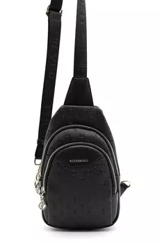 Сумка из экокожи Silver&Polo, черный