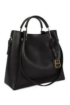 Сумка из экокожи со съемной сумкой для туалетных принадлежностей Lucky Bees, черный