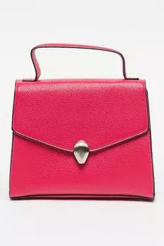 Сумка из экокожи со съемным ремнем через плечо Francesca Rossi, фуксия