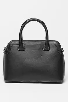 Сумка из экокожи со съемным ремнем через плечо Francesca Rossi, черный