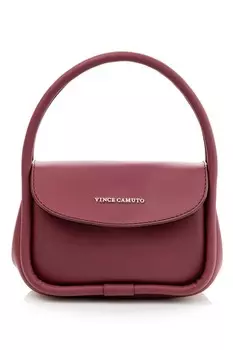 Сумка из экокожи со съемным ремнем через плечо Vince Camuto, бургундия