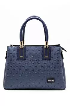 Сумка из экокожи со съемным ремнем через плечо Silver&Polo, синий