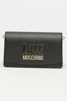 Сумка из экокожи со съемными лямками Love Moschino, черный