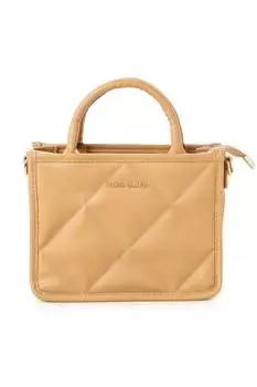 Сумка из экокожи со стеганым дизайном Vince Camuto, бежевый