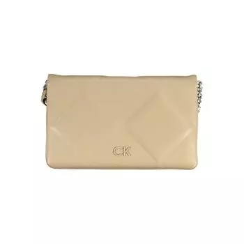 Сумка из бежевого полиэстера Calvin Klein