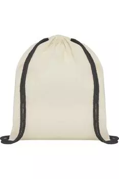 Сумка из хлопка Oregon на шнурке Bullet, коричневый