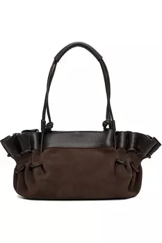 Сумка из искусственной замши Arta Hereu, коричневый