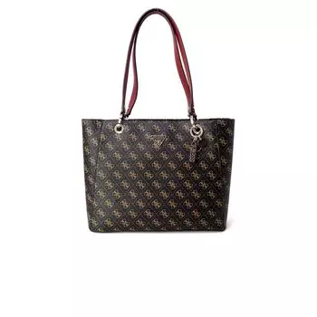 Сумка из коричневой синтетической кожи GUESS