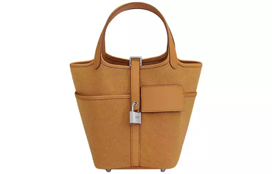 Сумка из коровьей кожи с замком Picotin Lock, женская, размер 18 HERMES