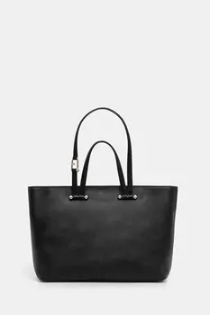 Сумка из кожи Furla, черный