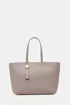 Сумка из кожи Furla, серый
