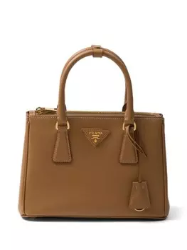 Сумка из кожи Prada Galleria Saffiano, коричневый
