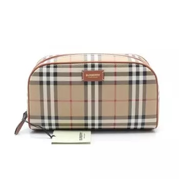 Сумка из кожи с покрытием Burberry Canvas, бежевый/коричневый/мультиколор