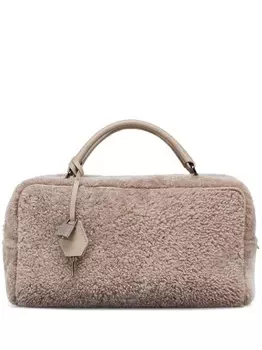 Сумка из овчины Brunello Cucinelli, нейтральный цвет