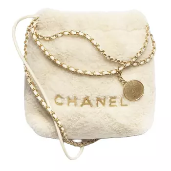 Сумка из овчины через плечо, мини-сумка женская, натуральная CHANEL