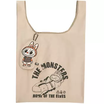 Сумка из полиэстера, сумка на плечо, обычная, унисекс POP MART