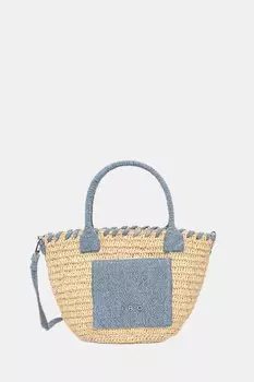 Сумка из рафии Iro, синий