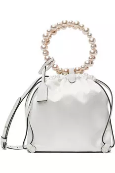 Сумка из сатина Moschino, мультиколор