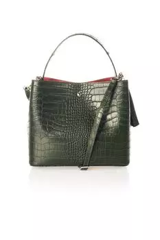 Сумка из шагреневой кожи Massimo Castelli, зеленый