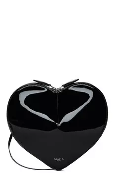 Сумка из телячьей кожи Le coeur Alaa, черный
