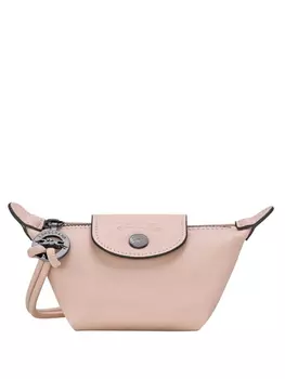 Сумка из тисненой кожи Longchamp, розовый