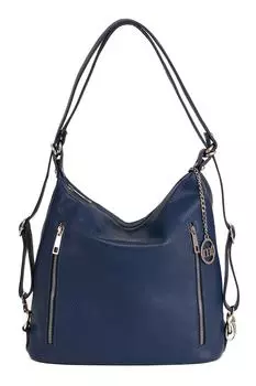 Сумка из тисненой кожи Mia Tomazzi, синий