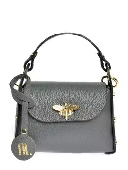 Сумка из воловьей кожи Anna Luchini, серый